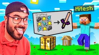 🔥 Crafting OP Sword in MINECRAFT 🔥  HAGGAPUR Episode 17  Hitesh KS [upl. by Edva]