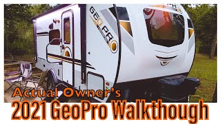 Rockwood RV Geopro 19BH Owners Walkthrough [upl. by Nodnil]