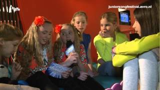 JSFquiz met Mylène en Rosanne  Junior Songfestival 2014 [upl. by Segalman]