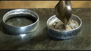 Make Rings out of Coins [upl. by Elleda]