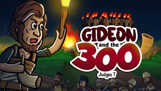 Gideon and the 300  Animated Bible Stories  My First Bible  43 [upl. by Eyllib]