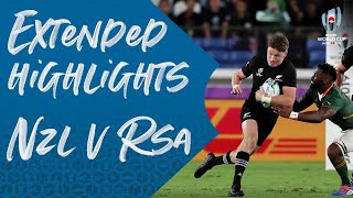 Extended Highlights New Zealand 2313 South Africa  Rugby World Cup 2019 [upl. by Damha512]