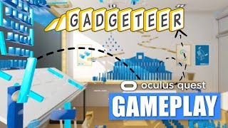 Gadgeteer VR Oculus Quest Gameplay  Rube Goldberg Machines in VR [upl. by Gabriello]