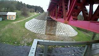 Geležinkelio tiltas per Merkį prie Jašiūnų  Railway Bridge [upl. by Staford]