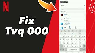 How to Fix Tvq 000 on Netflix [upl. by Ailla]