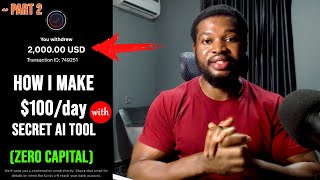 How I Make 100Day On My Phone With This Secret AI Tool With No Capital Make Money Online in 2024 [upl. by Adekram799]