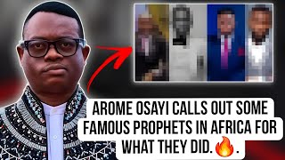 Arome Osayi Calls Out Some Famous Prophets In Africa At FOG For What They Did 🔥Judgement Is Coming [upl. by Adar849]