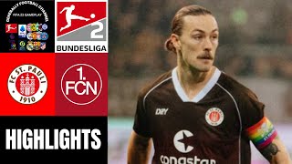 STPauli vs 1FC Nürnberg  9Spieltag Bundesliga 2 Highlights [upl. by Amerak473]