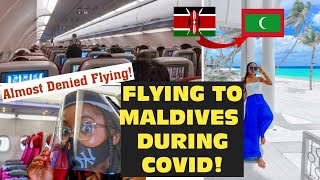 INTERNATIONAL TRAVEL DURING A PANDEMIC  Maldives Travel Vlog  Lavigne Maruti [upl. by Eigroeg575]