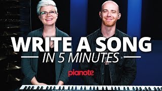 How To Write A Song In 5 Minutes On The Piano [upl. by Territus]