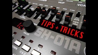 Roland SH01A Synthesizer EASY Tips  Tricks [upl. by Nolahc518]