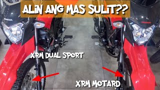 THE HONDA XRM 125 MOTARD AND XRM DUAL SPORT 2022ComparisonReviewSpecificationsWhich is better [upl. by Abernon]