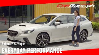 Subaru WRX Wagon Everyday Performance  CarGuidePH [upl. by Saum]