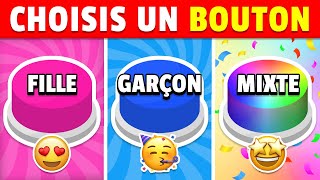 FILLE vs GARÇON vs MIXTE 👧🏻🧑🏻🌈 Choisis un BOUTON [upl. by Zenobia772]