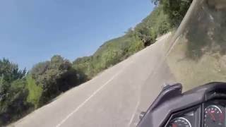 on board aprilia caponord 1000 grassano tricarico ss7 con go pro3 parte 2 [upl. by Nwahsud364]