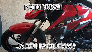 Nova moto Shineray Jef 150 já com bo [upl. by Oslec583]