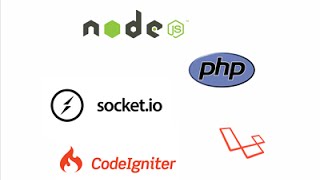 Simple Realtime Message Using SocketIO NodeJS and PHP Codeigniter  Laravel [upl. by Packton]