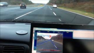 Lane Departure Warning  Road test [upl. by Hosbein]