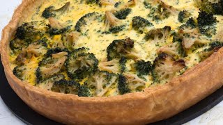 Receta de quiche de brócoli y berberechos gratinados  Karlos Arguiñano [upl. by Nolana]