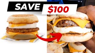 SAVE 100 on Breakfast Sandwiches at Home [upl. by Rostand890]