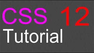 CSS Layout Tutorial  12  Finishing the buttons [upl. by Eselahc]