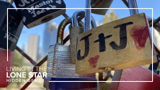 Secure your love with a lock on Houstons Love Lock Bridge [upl. by Kessler]