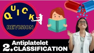 ANTIPLATELET drugs classification [upl. by Nerad915]