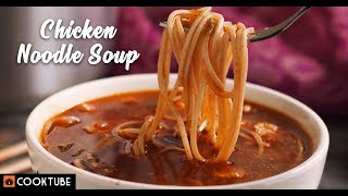 Chicken Noodle Soup Recipe  How to Make Chicken Noodle Soup [upl. by Ativahs]