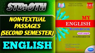 NONTEXTUAL PASSAGES Second semesterStd 9th English workbook answers [upl. by Hcahsem633]