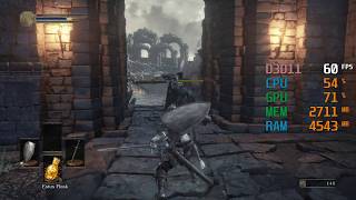 GeForce GTX 1060 3GB  Intel Core i54690K  Dark Souls III FPS Test [upl. by Aeslahc848]