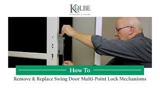 Remove amp Replace Swing Door MultiPoint Lock Mechanisms [upl. by Gretel]