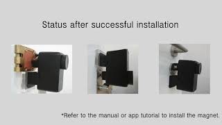 Installing SwitchBot Lock Pro Adjustment Plate [upl. by Kerman]