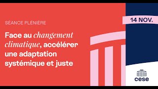 Comment accélérer notre adaptation au changement climatique [upl. by Lennox]