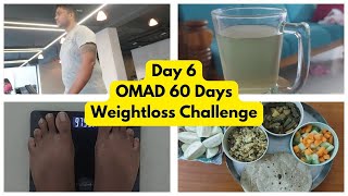 Day 6  OMAD 60 Days Weight loss challenge  OMAD  Weight loss Journey  Intermittent Fasting omad [upl. by Yelkreb485]