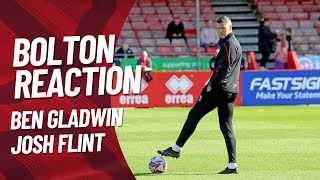 BOLTON REACTION  Ben Gladwin amp Josh Flint [upl. by Eikcid]