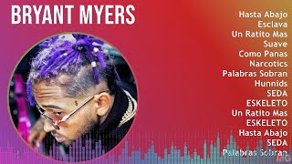 Bryant Myers 2024 MIX Grandes Exitos  Hasta Abajo Esclava Un Ratito Mas Suave [upl. by Ityak]