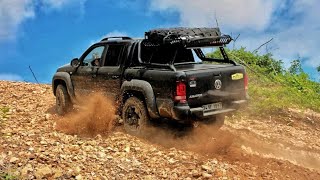 Vw Amarok V6 30 vs 20 BTDI vs Mitsubishi L200 OFF ROAD TURKIYE  Snow and Mud OFF ROAD [upl. by Oynotna]