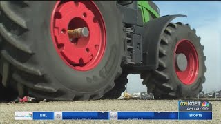 Tractors and beef Its the World Ag Expo in Tulare [upl. by Titos312]