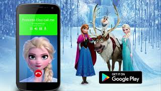 VIDEO CALL FROM ELSA FROM FROZEN  APP Simulator 2020 [upl. by Pleione455]