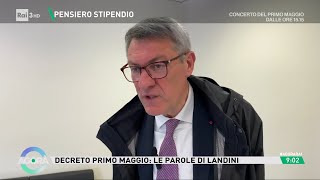 Intervista Landini  Agorà 01052024 [upl. by Reger925]