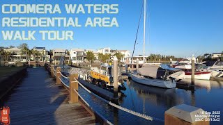 4k Coomera Waters Residential Area Walk Tour  Coomera  Gold Coast  Queensland  Australia [upl. by Sadonia]