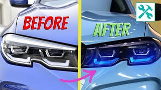 BMW  How To install RGB day RUNNING light 🛠 💡 🚗 [upl. by Peg]