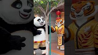 Po amp Tigress from Kung Fu Panda  Universal Studios Singapore [upl. by Guillema36]