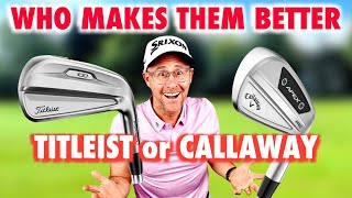 Who Makes The Best Players Iron  Titleist or Callaway [upl. by Sharl]