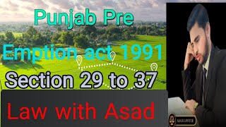 Understanding Sections 2937 of the Punjab PreEmption Act 1991  Law with Asad [upl. by Howell]