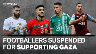 ProPalestinian footballers face backlash [upl. by Geiger]