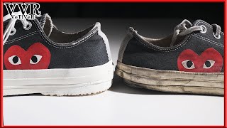 ASMR Clean amp restore quotCOMME des GARÇONS x Conversequot quotLow sneakersquot 4k [upl. by Taro834]