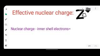 شرح قاعدة Basic  effective nuclear charge [upl. by Calley]