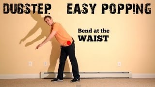 Basic Choreography Tutorial DUBSTEP music POPPING dance routine hip hop [upl. by Weinstein]