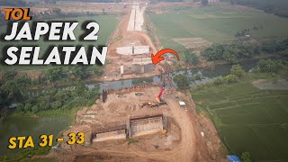 UPDATE Pembangunan Tol Jakarta  Cikampek II Selatan  STA 31  33 [upl. by Esther710]